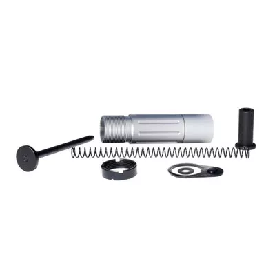 Short Buffer Tube System With QR Sling Adapter Cap - Silver