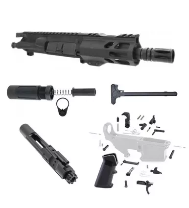 Shorty 5" AR15 Complete Build Kit 300 Blackout