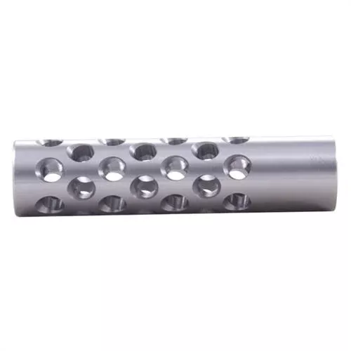 SHREWD – #1 Muzzle Brake 22 Caliber 1/2-28 Chrome Moly Silver Quantity Discount PriceAdd To Favorite