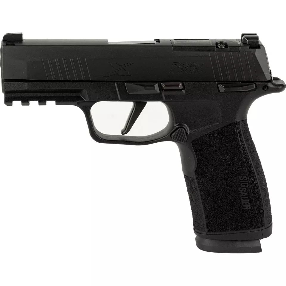 SIG P365 XMACRO MS 9mm Pistol, 3.7" Barrel, 17-Round Capacity, Black Finish