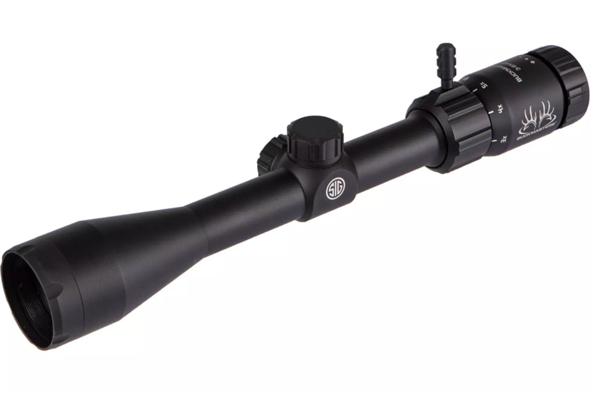 Sig Sauer Buckmasters 3-9x40mm BDC Riflescope 1in SFP 0.25MOA – Black – SOBM33001
