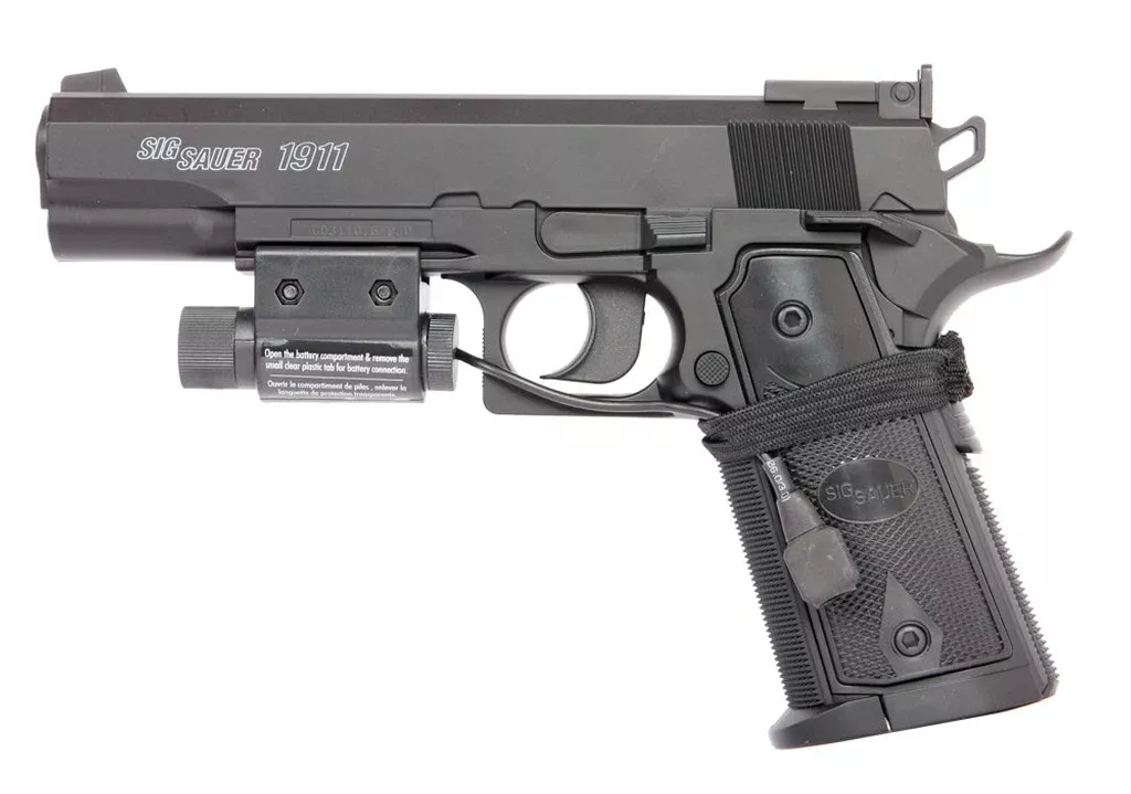 Sig Sauer GSR 1911 Non Blowback Co2 .177 Cal BB Gun Package with Laser