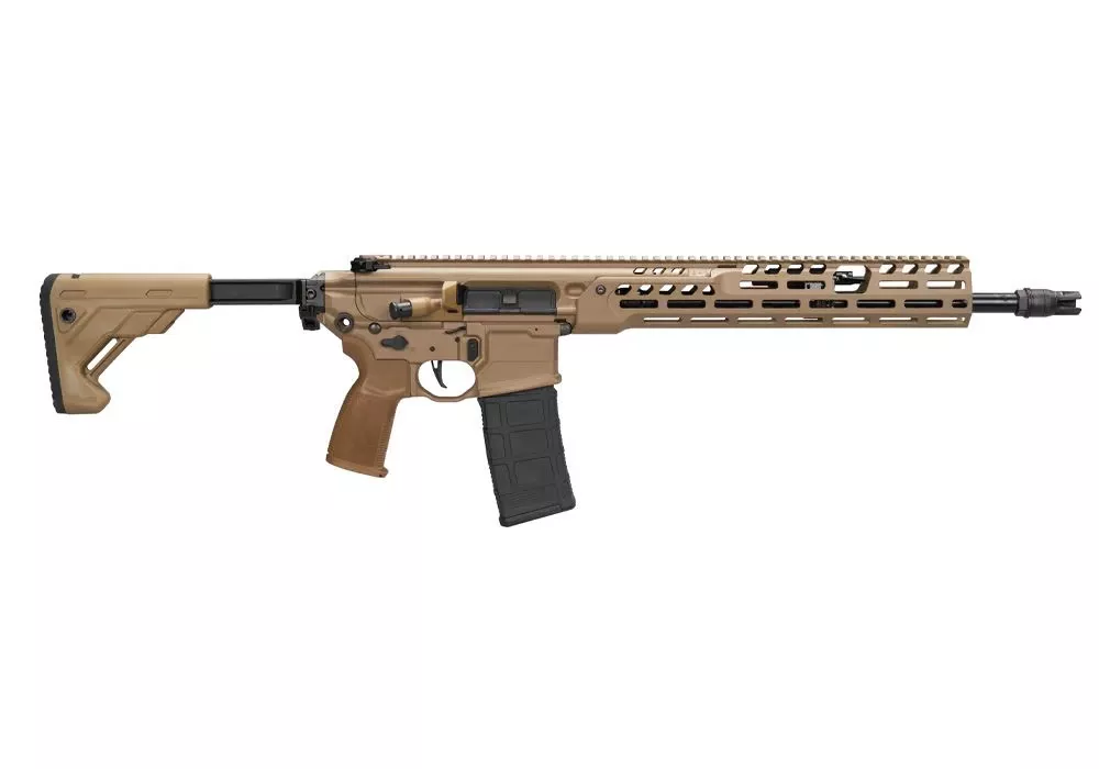 Sig Sauer MCX-Spear LT 16″ 5.56 NATO 30rd Semi-Auto Rifle – FDE –RMCX-556N-16B-IR
