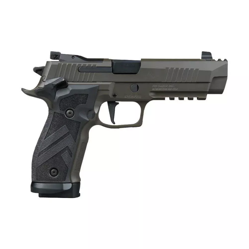 Sig Sauer P226 X-Five Legion SAO Handgun 9mm Luger 10rd Magazines(3) 4.4" Barrel Suppressor High Sights TXG Grip Comp Slide