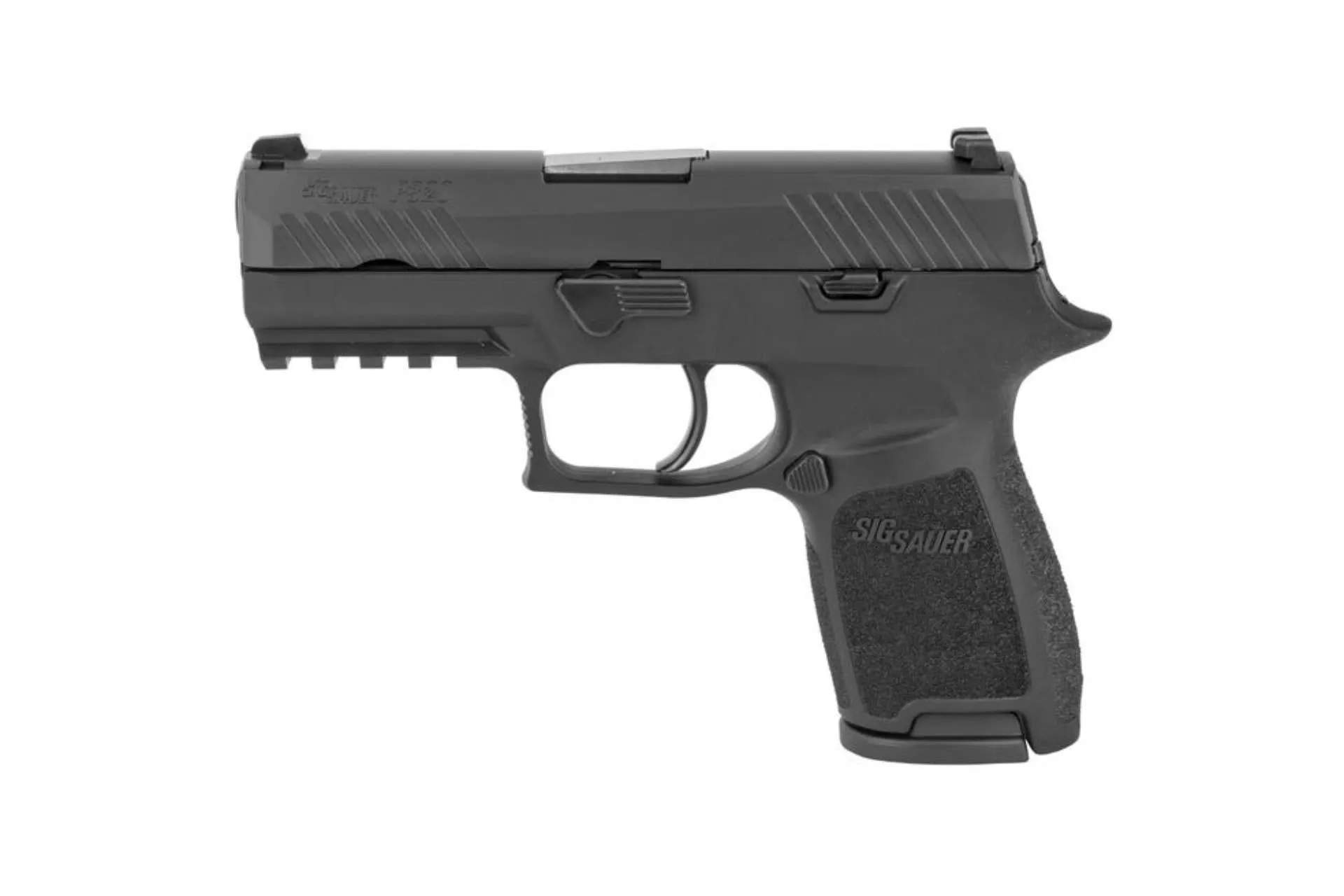SIG Sauer P320 3.9″ 9mm 15rd Compact Semi-Auto Pistol – Black – SG32C-9-B
