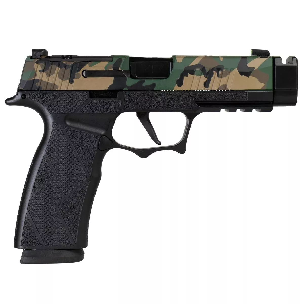 Sig Sauer P365 XMACRO TACOPS "Muilticam" Slide Handgun 9mm Luger 17rd Magazines(3) 3.7" Barrel w/Comp