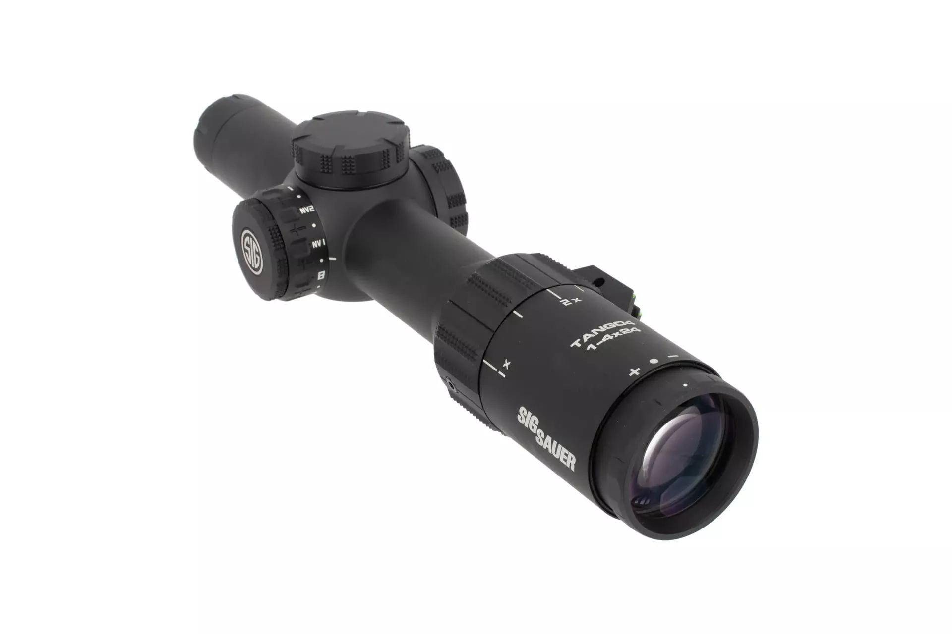 SIG Sauer Tango4 1-4x24mm FFP Rifle Scope – .556 Horseshoe Reticle – SOT41111