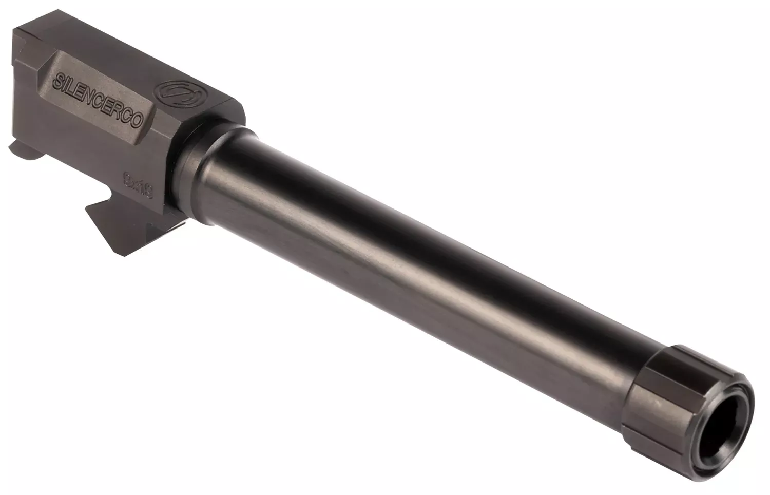 SilencerCo AC859 Sig 9mm Luger 5″ Threaded Black Nitride Stainless Steel, Fits Sig P226