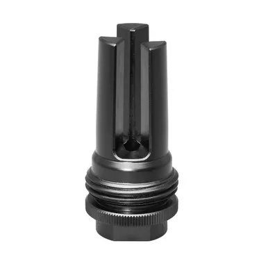 SilencerCo Hybrid ASR Flash Hider, 9MM, 13.5X1 LH (Sig/H&K/Glock), Nitride Finish, Black AC1561