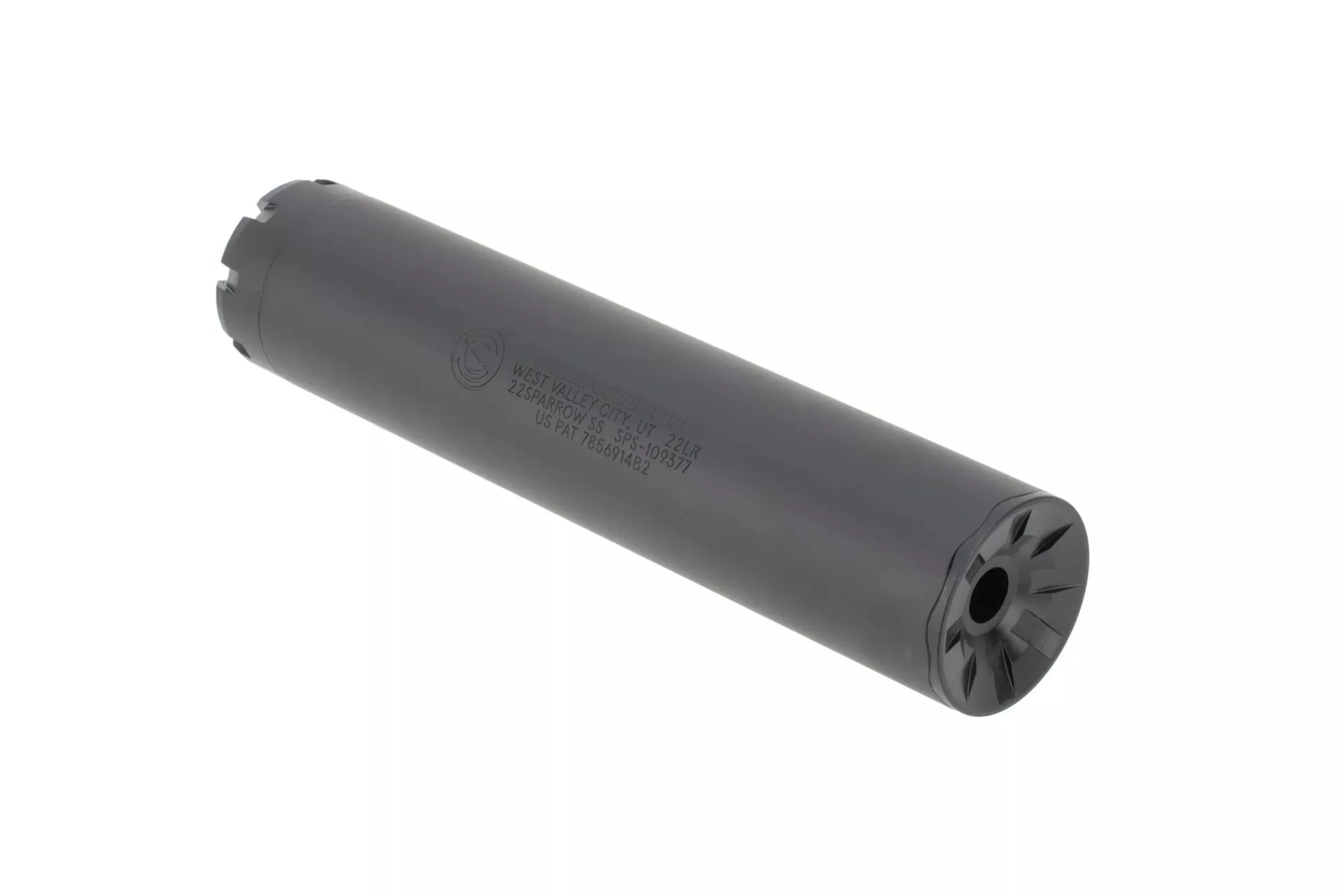 SilencerCo Sparrow 22 Caliber Rimfire Suppressor – Black – SU75
