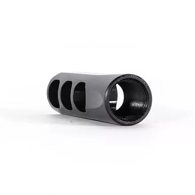 Slim 5.56 NATO 3-Port Muzzle Brake .620 1/2"-28 Threads Black