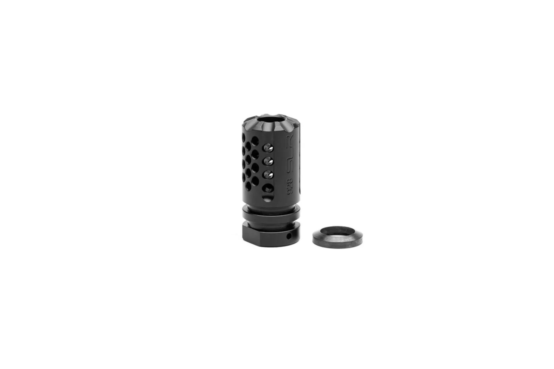 SLR Rifleworks Synergy Mini Comp 9mm 1/2×28 – MD-9MM-28-MINICOMP
