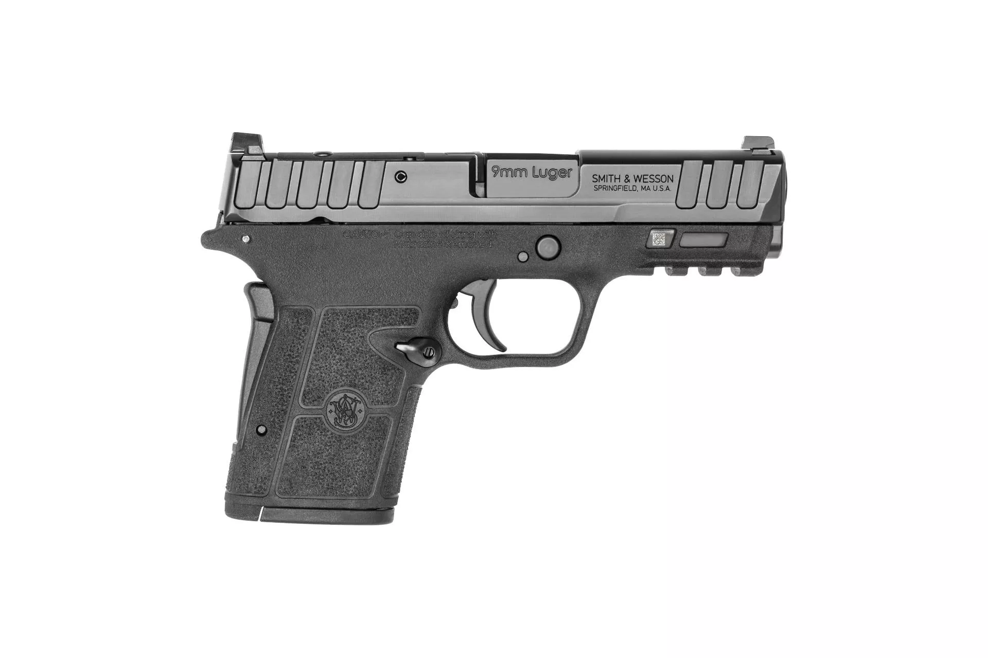 Smith & Wesson Equalizer 3.675″ 9mm 15rd Subcompact Semi-Auto Pistol – Black – 13592