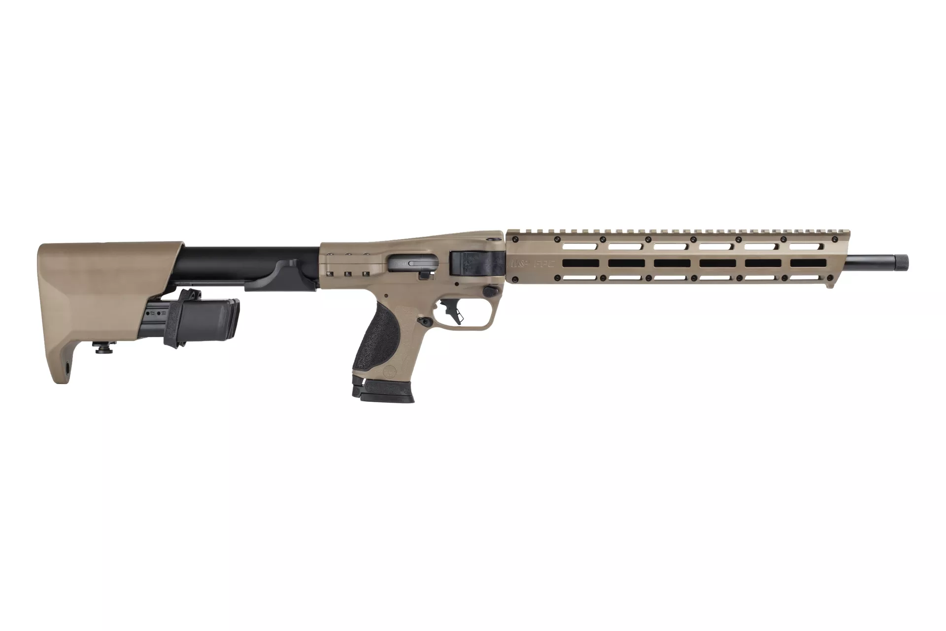 Smith and Wesson M&P15 FPC Flat Dark Earth 9mm 16.25″ 23rd Semi-Auto Rifle – 14376