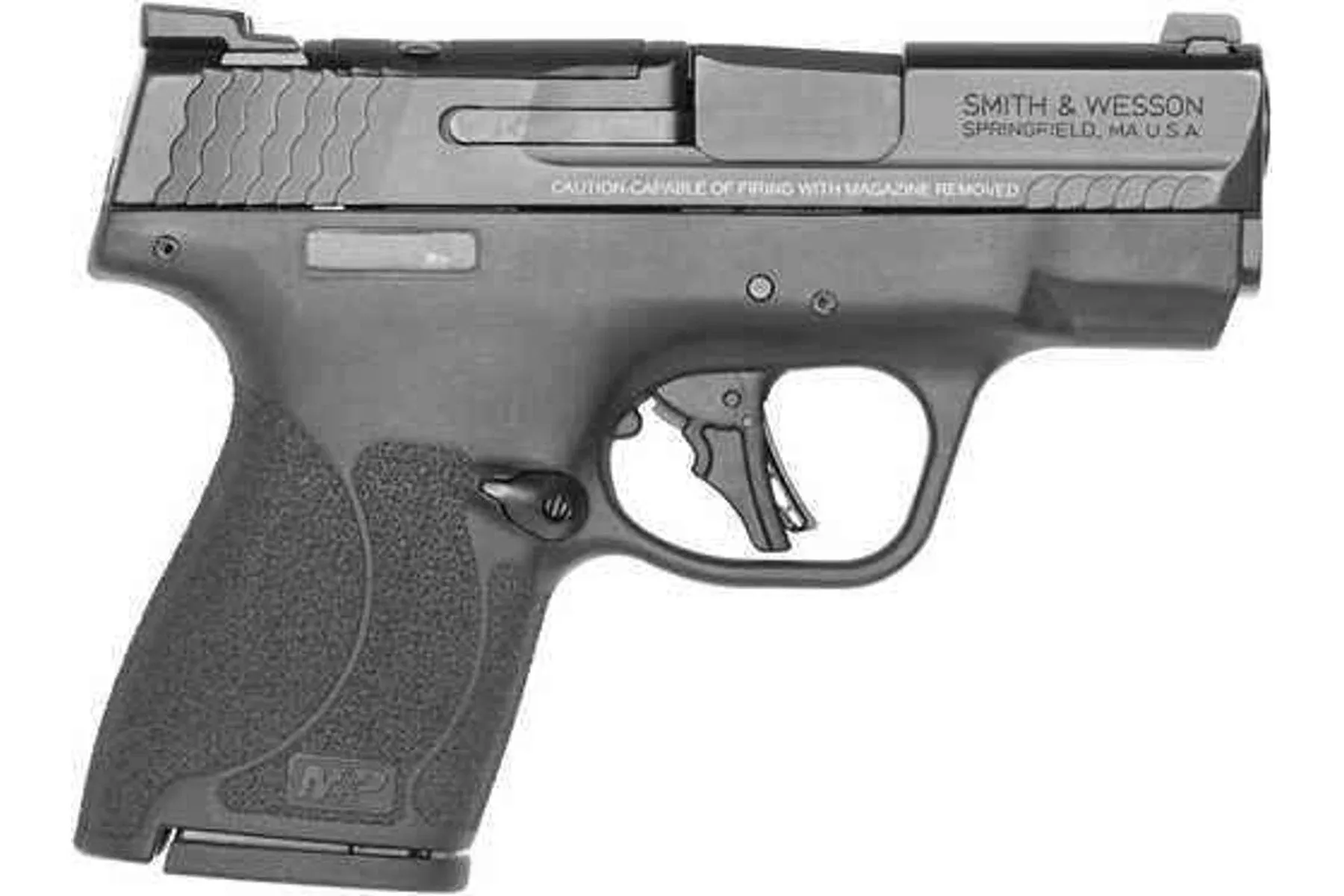 Smith & Wesson M&P9 Shield Plus Semi-auto Pistol 9mm Luger 3.10" Barrel 2-10Rd Mag Polymer Textured Grips Matte Black Finish
