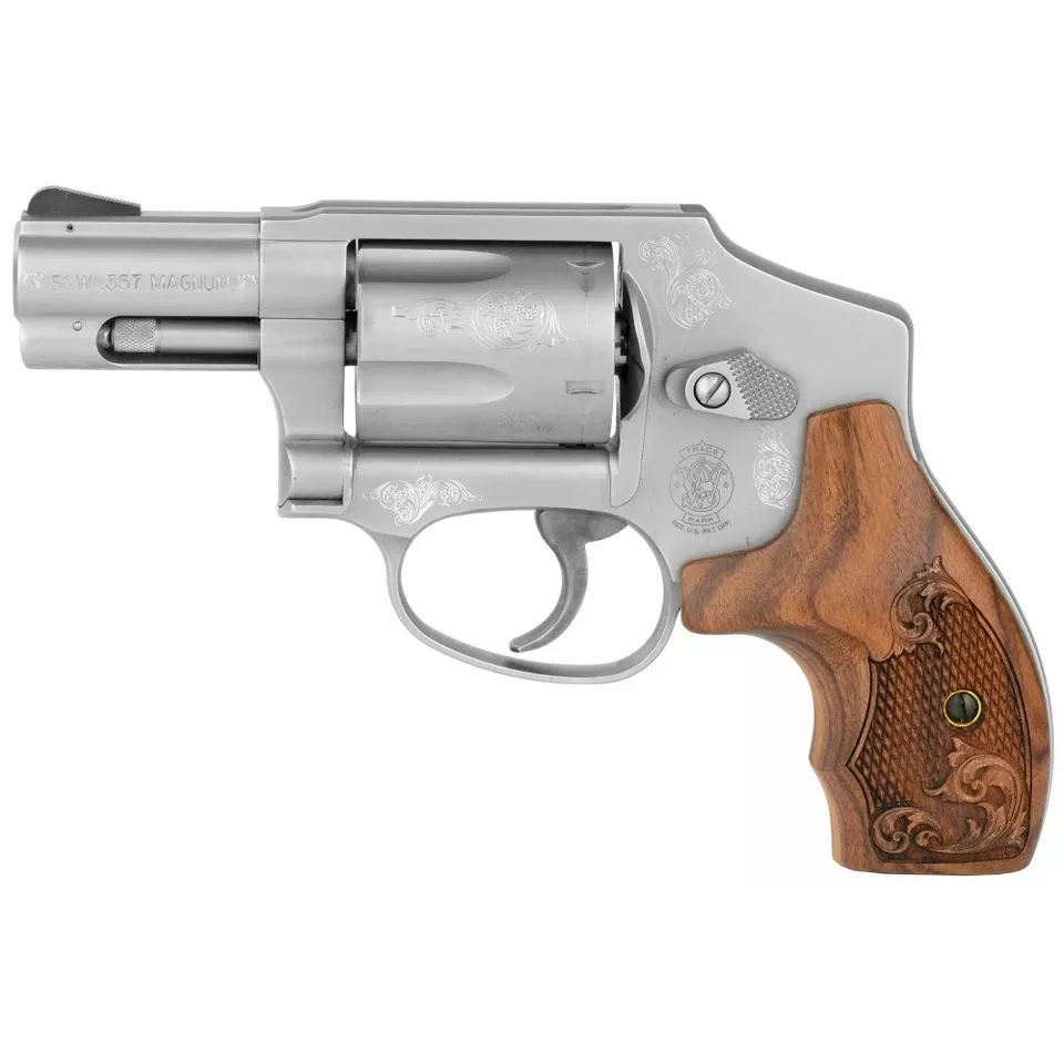 Smith & Wesson Model 640 Classic .357 Magnum 5-Round Stainless Steel Revolver with 2.125" Barrel and Engraving