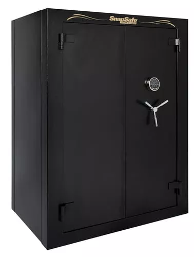 SnapSafe 75013 Vault DoorXXL Access Code/Key Entry 9 Gauge Steel Holds 56+ Long Guns Fireproof- Yes