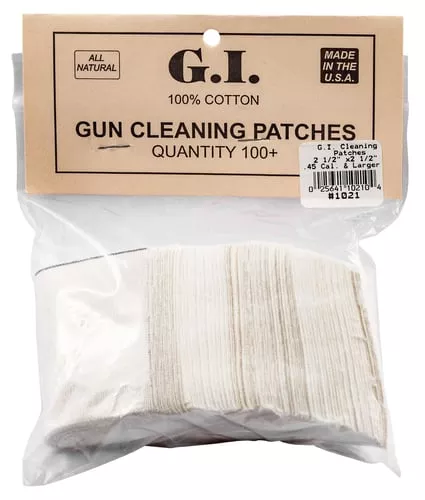 Southern Bloomer 1021 Cleaning Patches.45 Cal Cotton 100 Per Pack