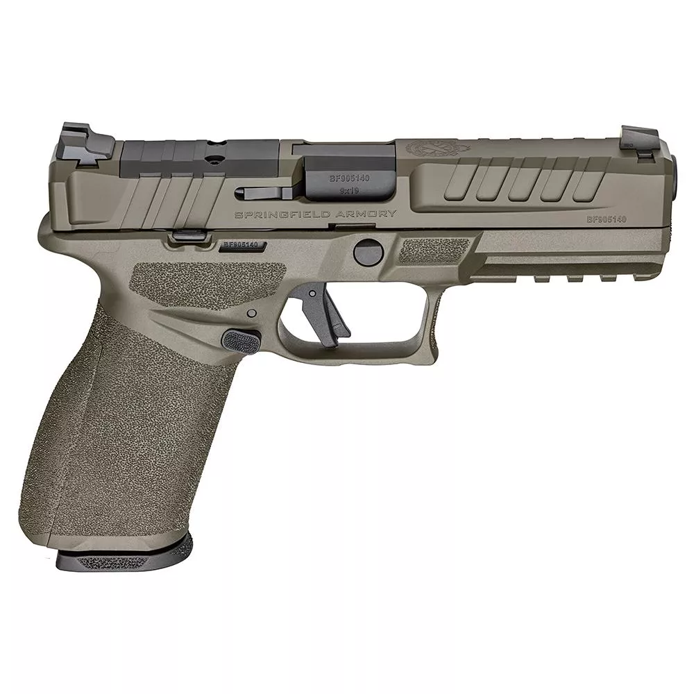 Springfield Echelon Handgun 9mm Luger 15rd Magazines (2) 4.5″ Barrel OD Green U-Dot Sights