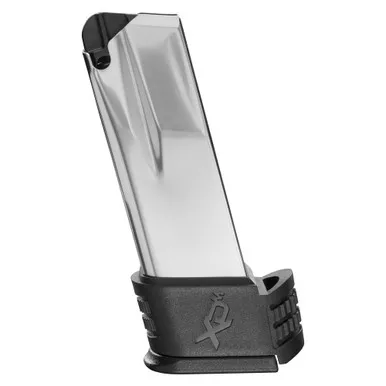 Springfield Magazine, 10MM, 15 Rounds, Fits XDME Compact, With Sleeve for Backstrap 2, Silver