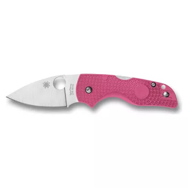 Spyderco Lil Native - Folding Knife, Plain, 2.42", Silver