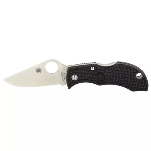 SPYDERCO MANBUG BLACK FRN PLAIN UPC: 716104004676