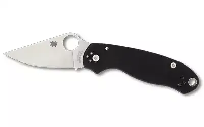 Spyderco Para 3 G10 Black Plainedge