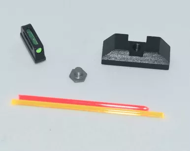 Steel Fiber-Optic Standard Height Sight for Glock