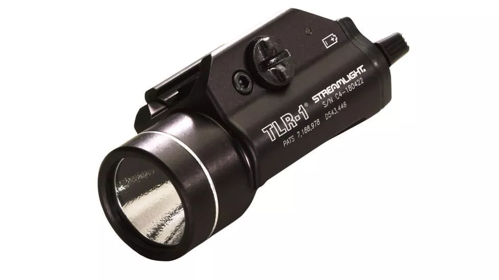 Streamlight TLR-1 C4 LED Rail-Mounted Weapon Flashlight, Black with Keys – 69110