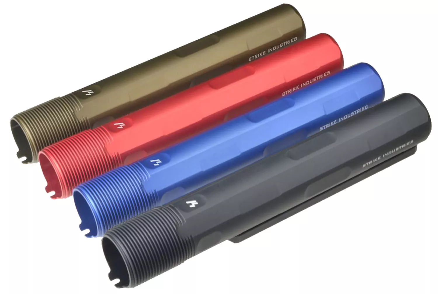 Strike ARARET7RED Advanced Receiver ExtensionAR-15, AR-10 Red Anodized Aluminum