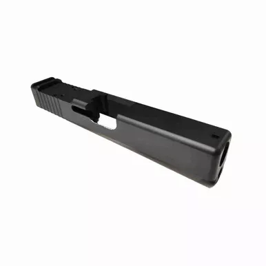 Stripped RMR Slide for Glock 23 Gen 1-3 — Black Cerakote, Serrated