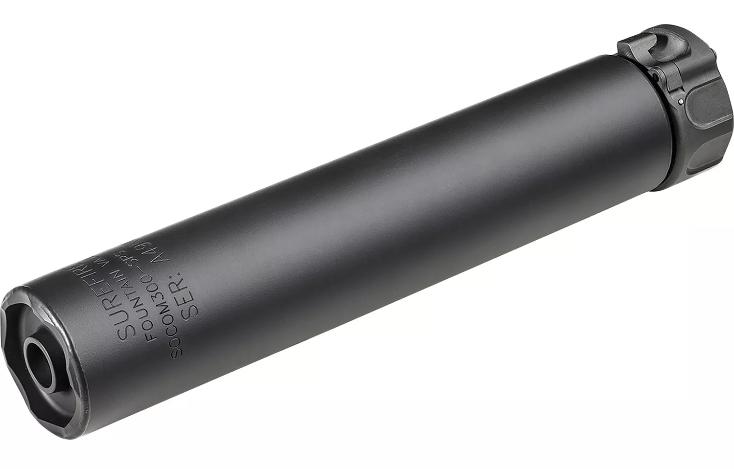 SureFire SOCOM300SPSB SOCOM300-SPS300 Blackout 7.9″ 1.5″ Diameter Aluminum/Stainless Steel Black
