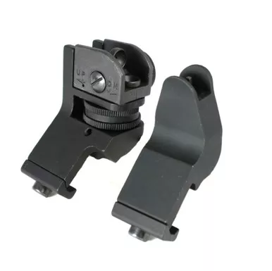Tactical 45 Degree Offset Iron Sights Back Up Rapid Transition
