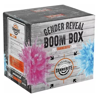 Tannerite Boom Box Gender Reveal Kit for Boys - Blue