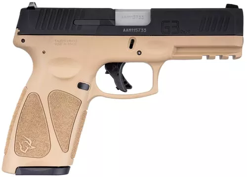 TAURUS G3 9MM 4″ 15RD TAN/BLK TS