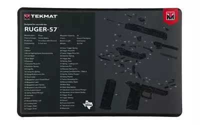 TEKMAT PSTL MAT FOR RUGER 57 BLK