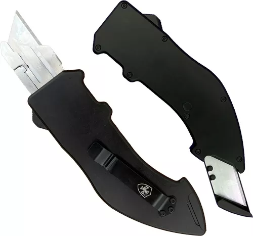 TEMPLAR UTILITY RAZOR OTF – SQUIRE BLACK WITH 5 BLADES