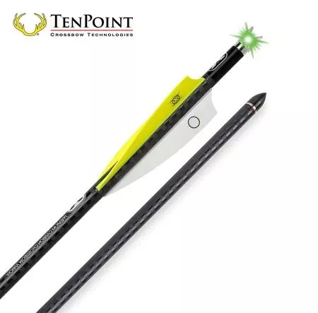 TenPoint EVO-X Lighted Alpha-Blaze CenterPunch Premium Carbon Crossbow Arrow 20″ 3 Pack