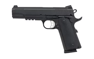Tisas USA Tisas USA 1911 Duty .45 ACP Full Size Pistol with Novak Sights, Black Steel Finish