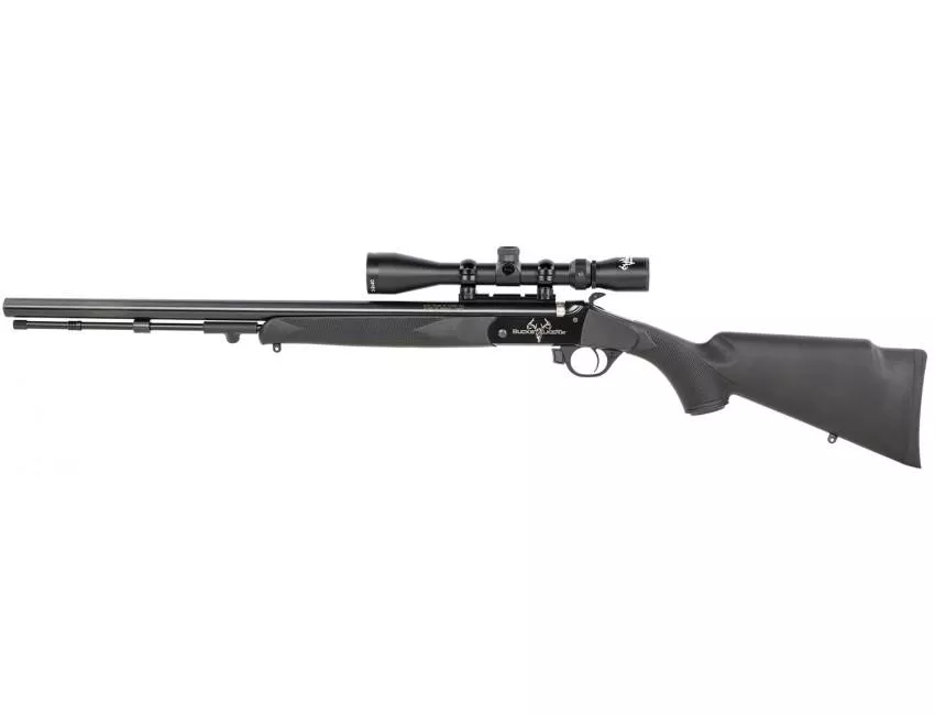 Traditions Buckstalker XT Break Action Muzzleloader 3-9×40 Scope Blued Barrel