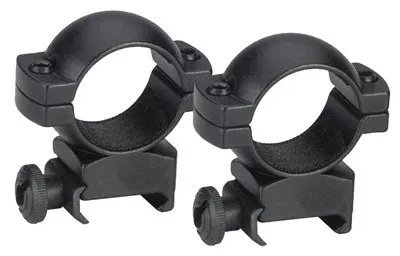 Traditions Rings 1″ Weaver – High Matte Black