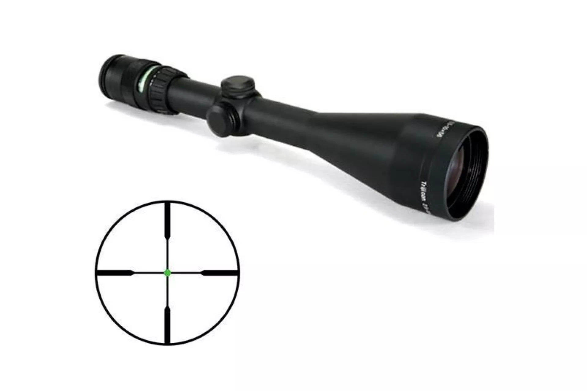 Trijicon 200024 AccuPoint 2.5-10×56 30mm SFP Green Dot Riflescope – STD Crosshair w/ Green Reticle – 200024