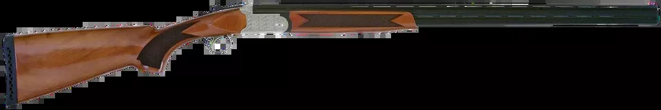 TriStar 30418 Setter S/T 410 Gauge Shotgun with Silver Engraved Receiver and Turkish Walnut Stock