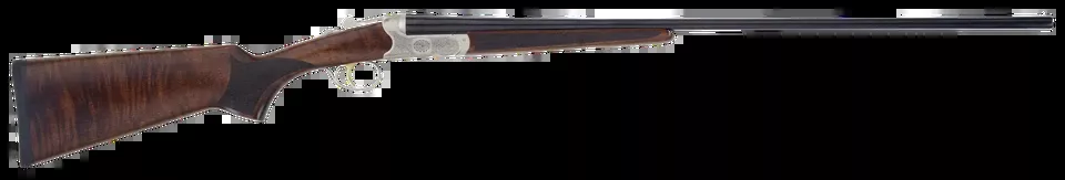 TriStar 38141 Bristol SxS 410 Gauge Shotgun with Silver Engraving and Gold Inlay