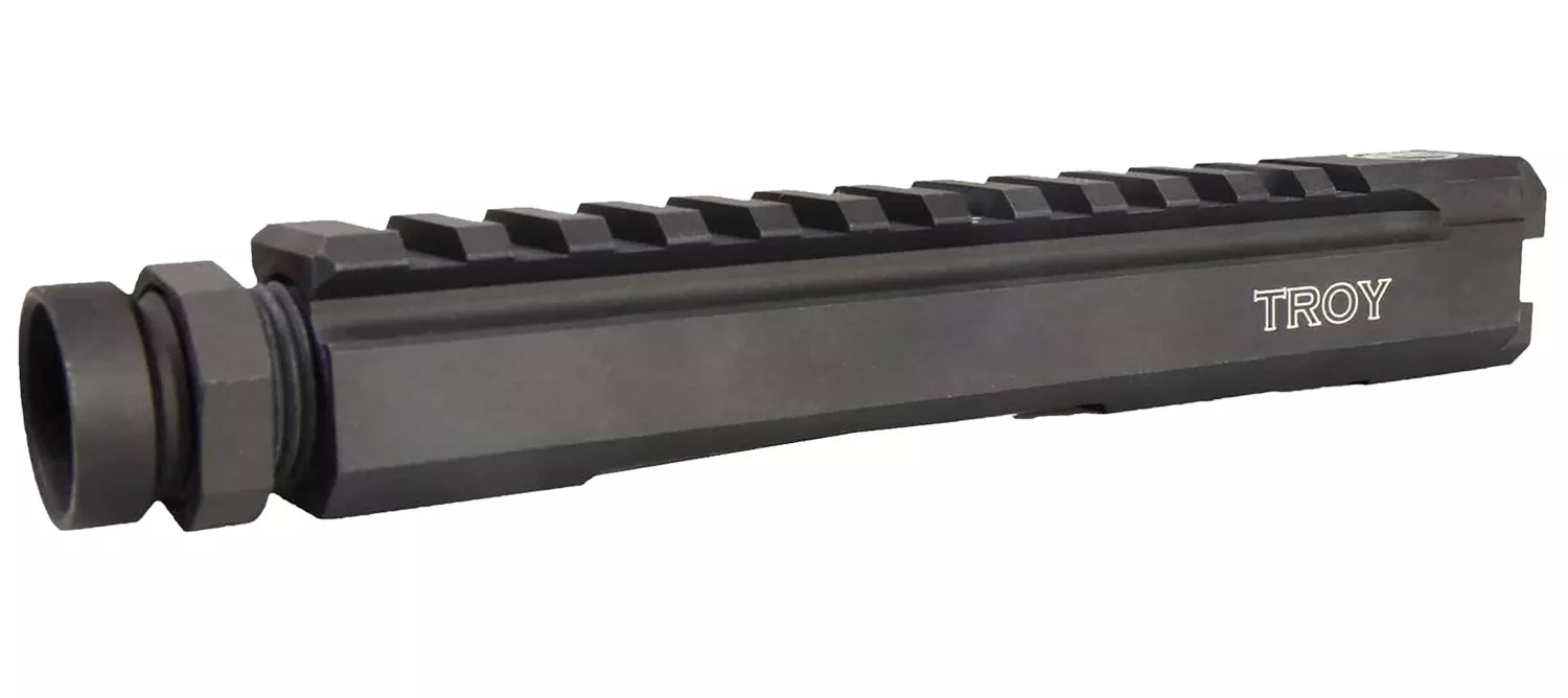 Troy Ind SRAIAK1T0BT00 Top RailAK-47 Black Hardcoat Anodized Aluminum Rifle Ambidextrous