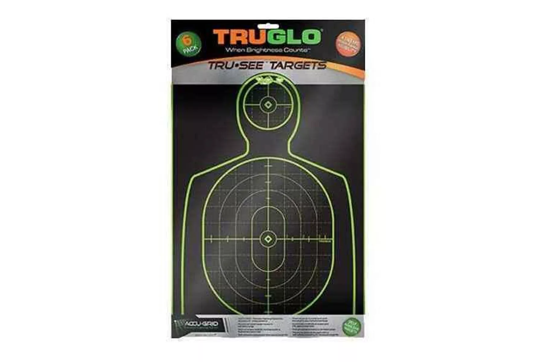 Truglo Handgun Target 12x18" 6 Pack TG13A6