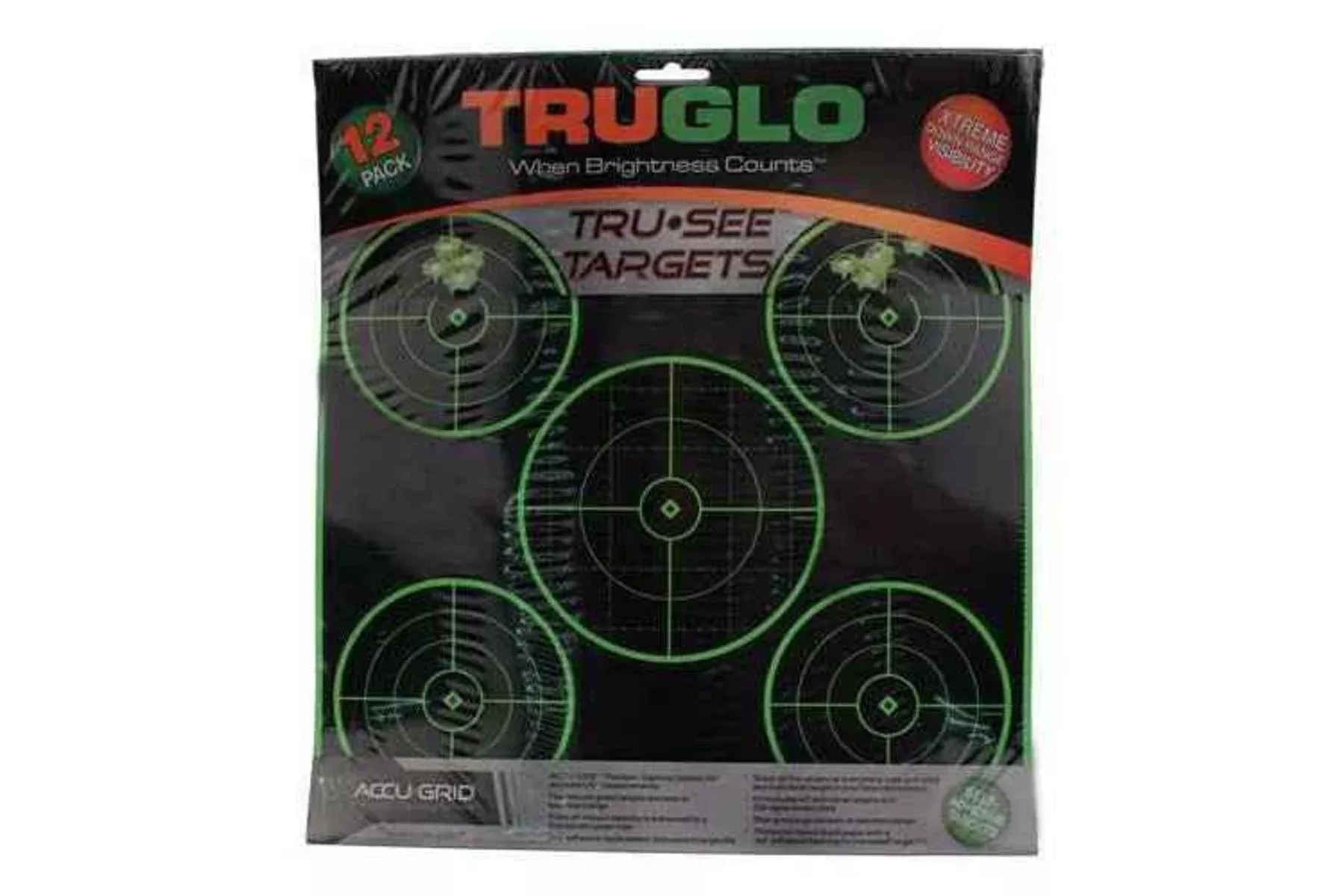 Truglo Target 5-Bull 12X12 12 Pack TG11A12
