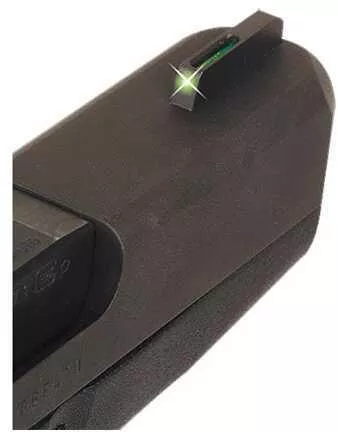 Truglo TG-TG131Rt1 TFO Square Green Front/U-FALSEtch Rear Tritium/Fiber Optic Nitride Fortress Frame Ruger SR W/2