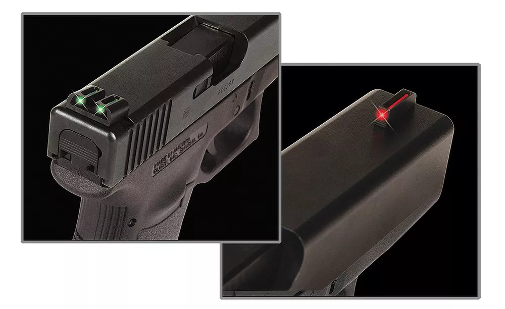 TruGlo TG131S2 Fiber-OpticRed/Fiber Optic Front Sight-Green/Fiber Optic Rear Sight Sig Sauer P-Series #6 Front/#8 Rear