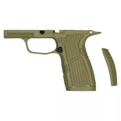 Tyrant CNC Grip Module, Snub Nose, Fits Sig Sauer P365/X/XL, Matte Finish, Olive Drab Green